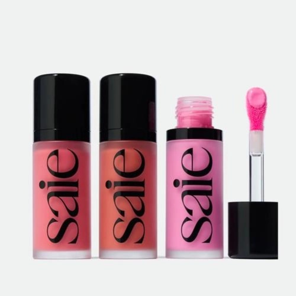 Huda Beauty Makeup Kit - Saie Liquid Blush Highlighter Contouring Illuminating