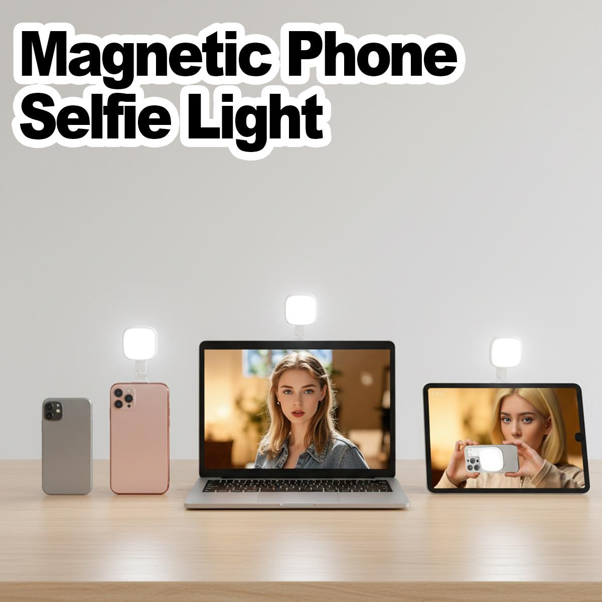 Led Ring Light - Składany przyciemniany wypełnienie światła bezprzewodowy przenośny