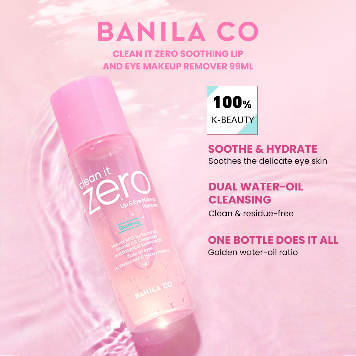 Beauty For You Makeup - BANILA CO Clean it Zero Soothing