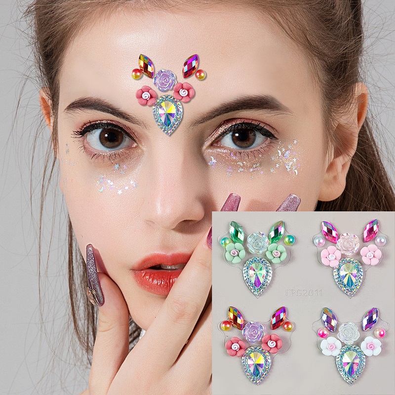 Beauty Gems Makeup - Nowe cyrkonie 3D na twarz festiwal