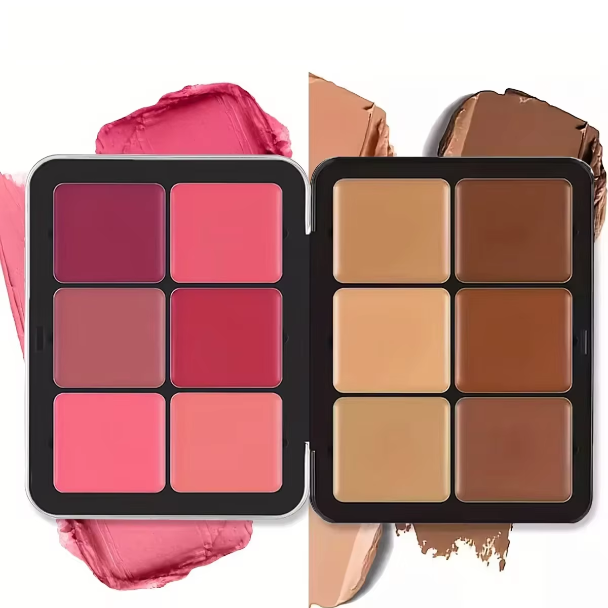 Huda Beauty Makeup Kit - Paleta 12-kolorowych korektorów i różów do
