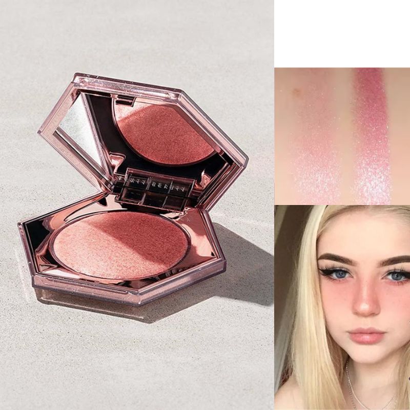 Fenty Beauty Makeup Highlighter - Puder rozświetlający, paleta rozświetlaczy do twarzy,