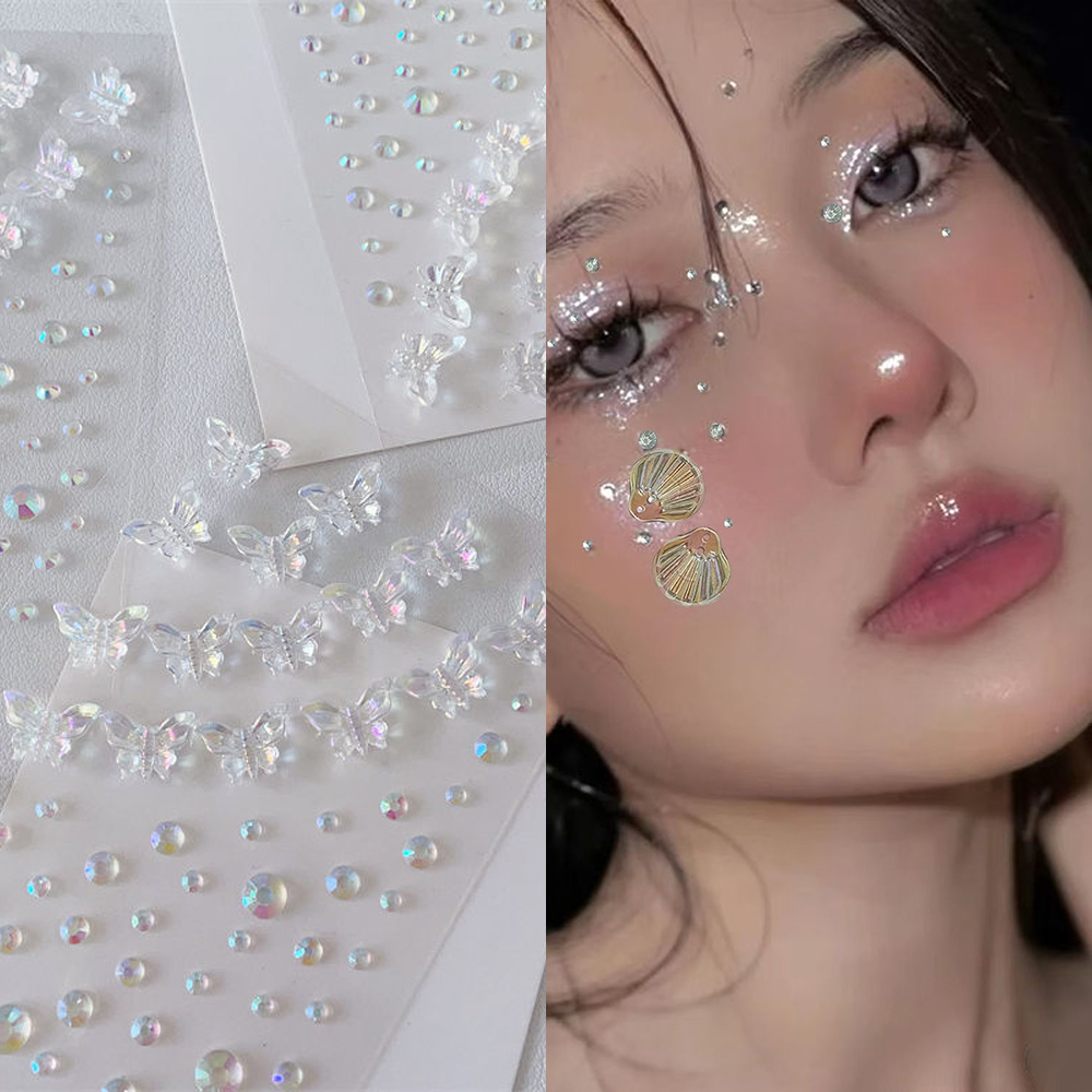 1/6szt Kolorowy kryształ motyl – Beauty Gems Makeup recenzja i cena