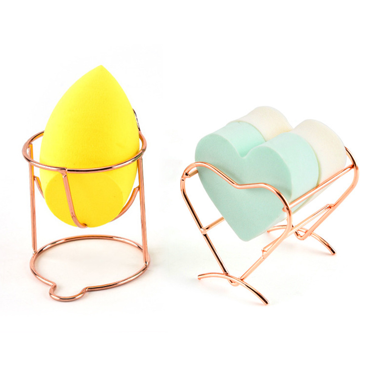 3 szt. Metalowy stojak na gąbk – Beauty Makeup Tool recenzja i cena