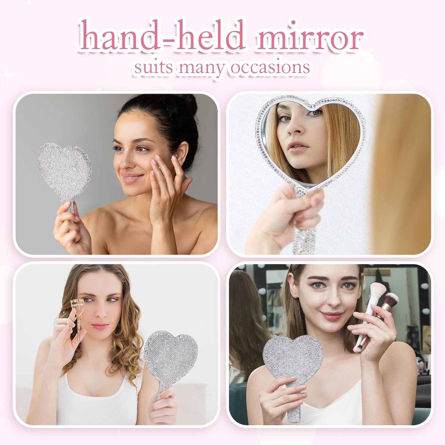Diamentowe ręczne lusterko do  – Beauty Love Makeup recenzja i cena