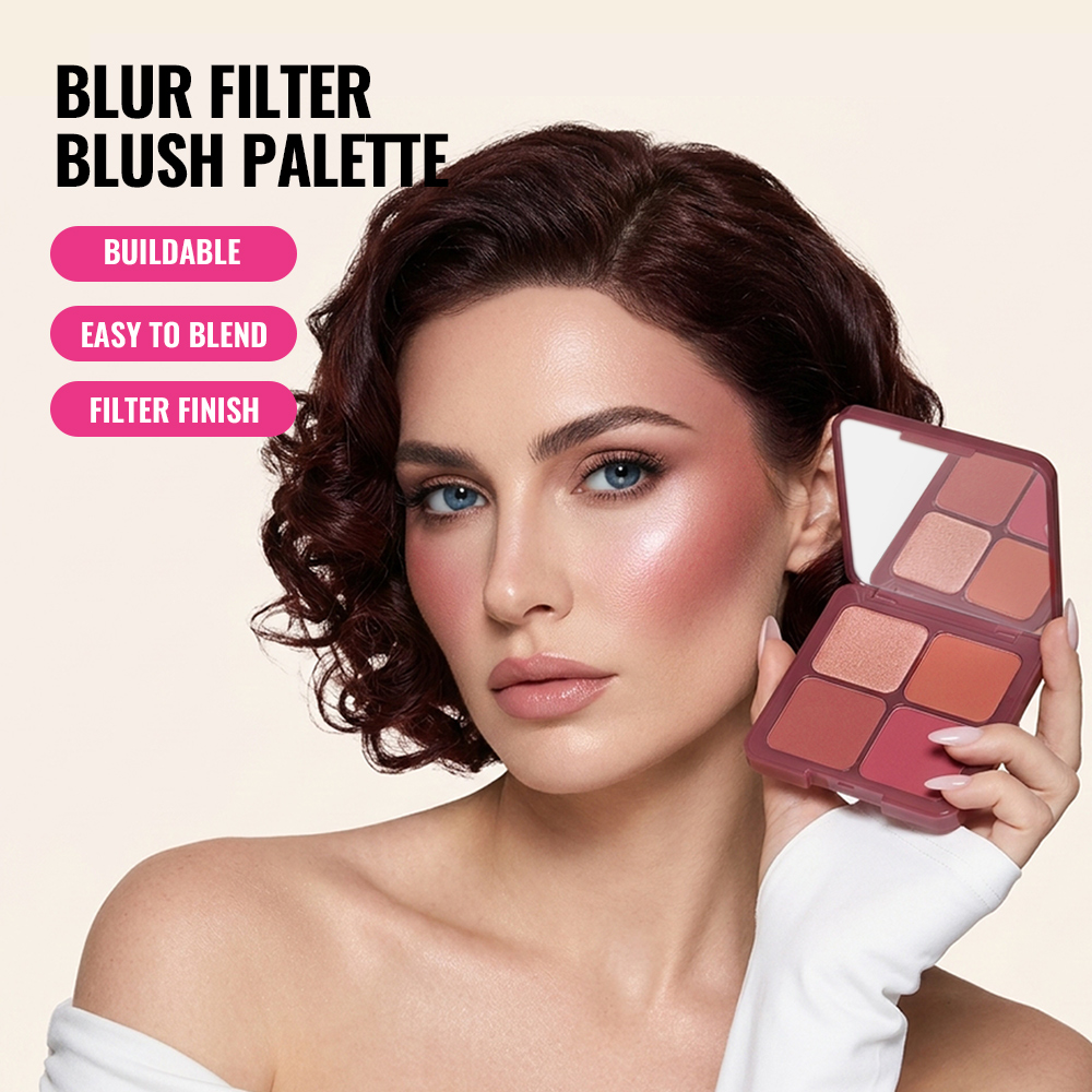 Paleta do różu z filtrem rozmy – Huda Beauty Makeup Kit recenzja i cena