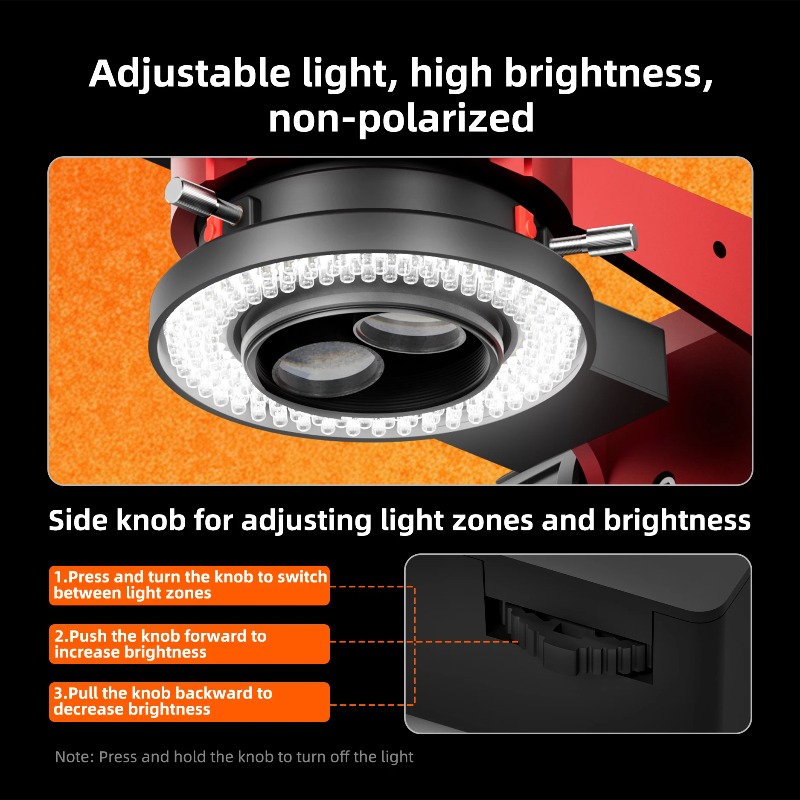 Oświetlenie Mikroskopu YCS 655 – Led Ring Light recenzja i cena