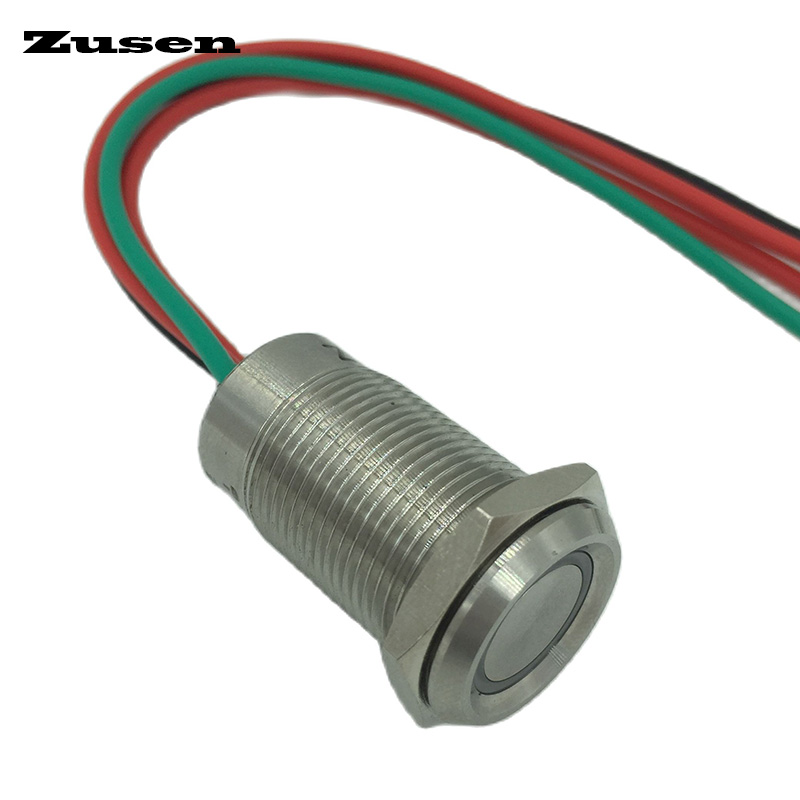 Przycisk dotykowy Zusen 19mm z – Led Ring Light recenzja i cena