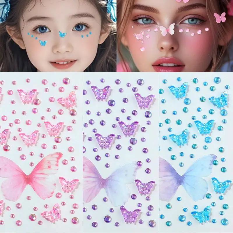 Naklejki na twarz z kryształka – Beauty Gems Makeup recenzja i cena