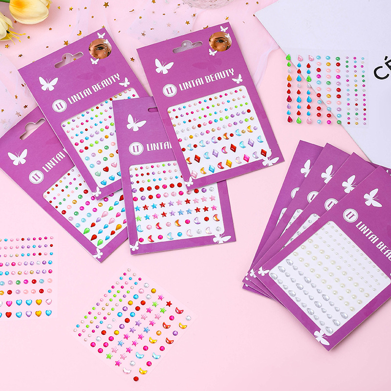 Naklejki na twarz z klejnotami – Beauty For You Makeup recenzja i cena