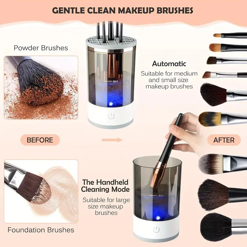 Przenośna elektryczna szczotec – Beauty Home Makeup recenzja i cena