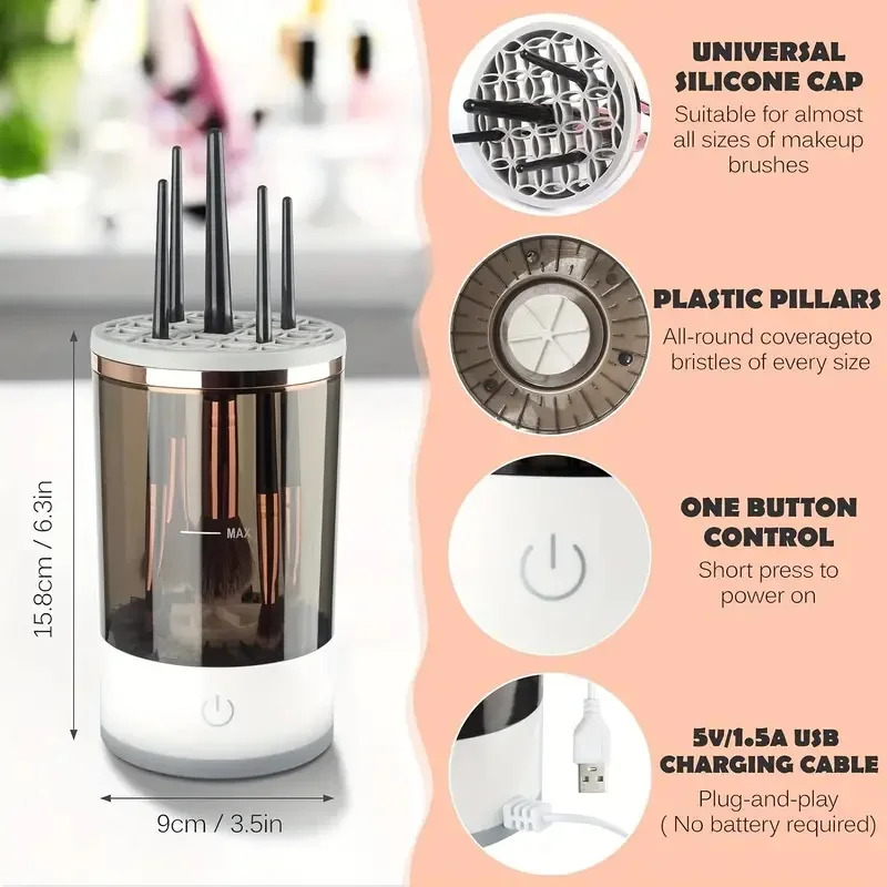 Przenośna elektryczna szczotec – Beauty Home Makeup recenzja i cena